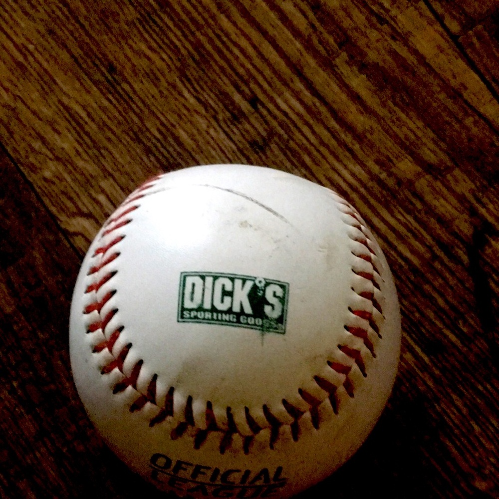 A baseball